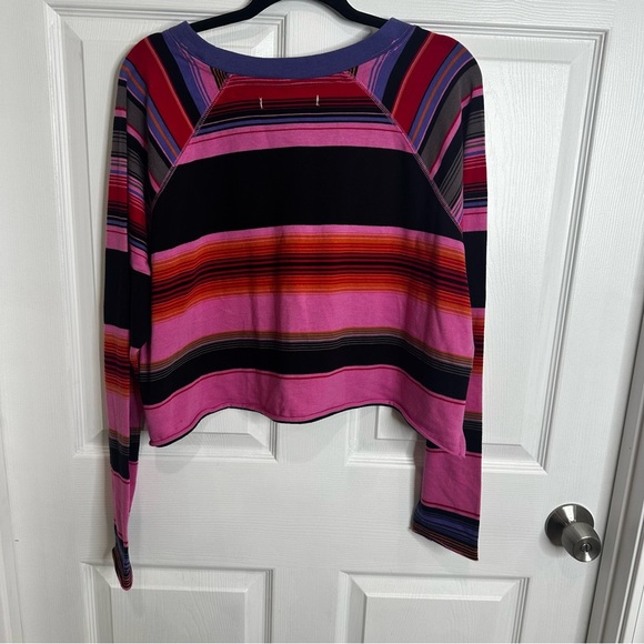 Free People | Baja Striped Long Sleeve T-Shirt small oversized - Picture 6 of 12